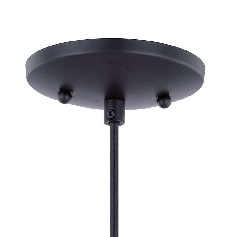 Vaxcel Milano 1-Light Mini Pendant with Amber Fog Shade in Oil Rubbed Bronze, , large