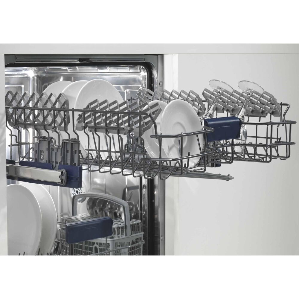 Fulgor Milano 24&quot; Steel Tub Build-In Distinto Handle Dishwasher in Stainless Steel, , large