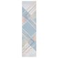 Safavieh Sarasota 2"3" x 9" Blue and Light Green Indoor/Outdoor Runner, , large