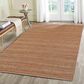 L&R Resources Natural Fiber Burgundy 7"9" x 9"9" Area Rug, , large