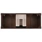 James Martin Vanities Brookfield 60" Single Bathroom Vanity in Burnished Mahogany with 3 cm Lime Delight Quartz Top and Rectangular Sink, , large