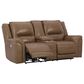 Ashley Trasimeno 3-Piece Power Reclining Living Room Set in Caramel, , large