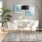Lumisource Claire Chair in White/Gold, , large