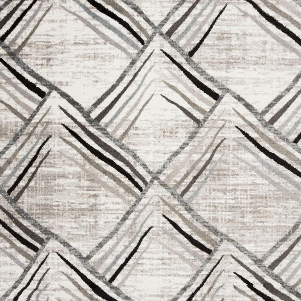 Safavieh Amsterdam AMS112A 8&#39; x 10&#39; Cream and Charcoal Area Rug, , large