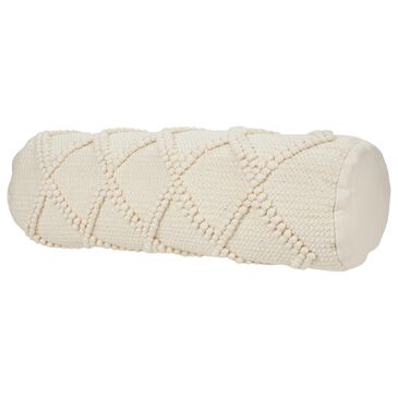 Nourison Life Styles 6" x 20" Lumbar Pillow in Ivory, , large