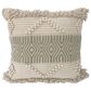 India House Boho 20" Square Throw Pillow in Evergreen, , large