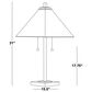 LumiSource Ren Table Lamp with Green Glass Shade in Oil Rubbed Bronze, , large