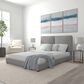 Richlands Furniture Arden Queen Upholstered Platform Bed in Nature Gray, , large