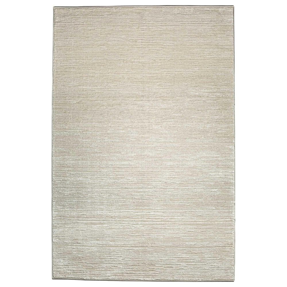 Radici USA Davide Striped 3"3" x 4"11" Beige Area Rug, , large