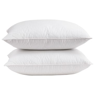 Allied Home Villa Style Down-Alternative Cluster King Quilted Pillow in White (Set of 2), , large
