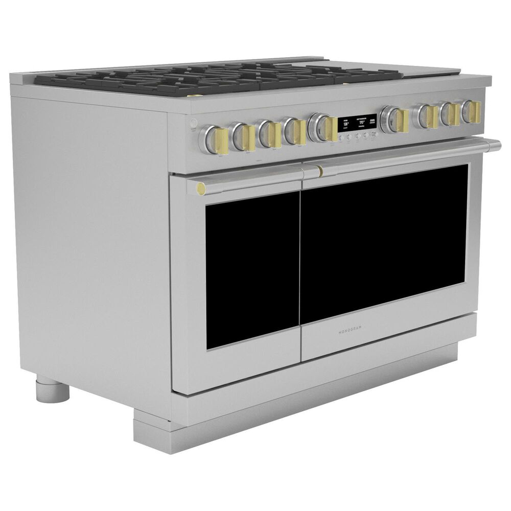 Monogram 48&quot; Dual-Fuel Professional Range with 6 Burners and Steam Clean in Stainless Steel, , large