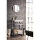 James Martin Vanities Boston 20" Single Bathroom Vanity in Brushed Nickel with 3 cm White Glossy Resin Countertop and Rectangular Sink, , large