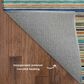 Dalyn Rug Company Soft Essentials Striped Jewel 2"6" x 3"10" Indoor/Outdoor Area Rug, , large