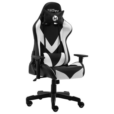 Rta Products Llc ProGamer2 Gaming Chair in White and Black, , large