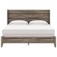 Ashley Elbrim King Panel Bed in Weathered Brown, , large