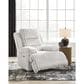 Ashley Rhines Falls Zero Wall Power Recliner in Alloy, , large
