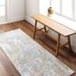 Surya Brunswick Cream, Tan, Taupe, Light Slate, Blue and Seafoam 2"7" x 10" Runner, , large