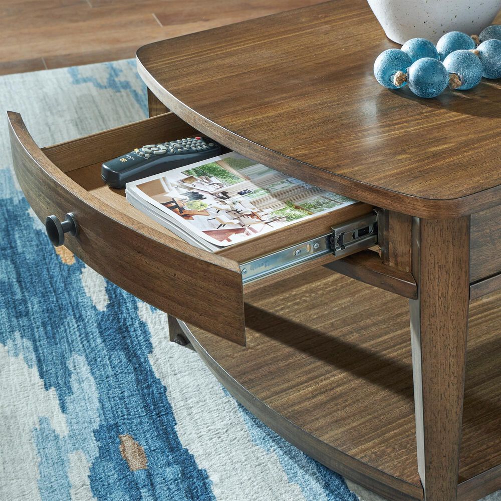 Ashley Burkbyer Cocktail Table in Brown, , large