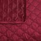 Duke Imports Virah Bella Micromink 3-Piece Full/Queen Quilt Set in Moroccan Burgundy, , large