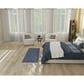 Nourison Twist Reversible 2" x 6" Blue Indoor/Outdoor Runner, , large