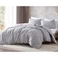 Hallmart Collectibles Jordie 3-Piece Queen Comforter Set in Ivory and Gray, , large