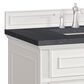 James Martin Vanities Lorelai 36" Single Vanity in Bright White with 3 cm Charcoal Soapstone Quartz Top, , large