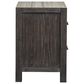 Nicolette Home Plum Creek 2 Drawer Nightstand in Ravenwood Black, , large