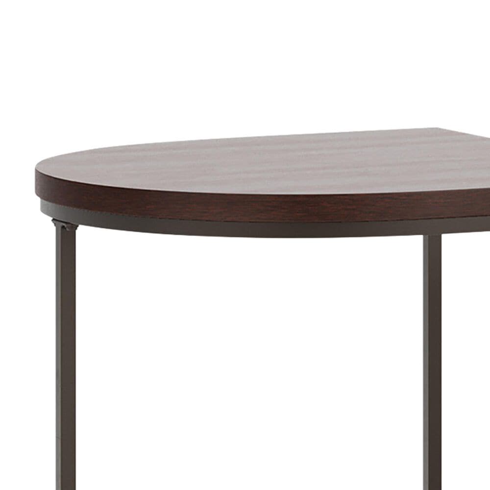 Ashley Vanmore Occasional Table Set in Dark Brown and Bronze &#40;Set of 3&#41;, , large