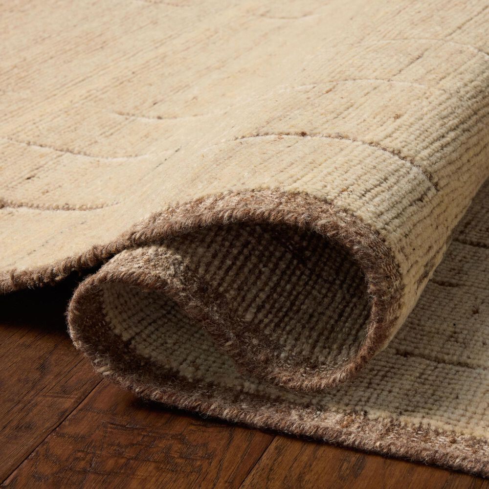 Loloi Beckham Brown and Antique Ivory 3' x 8'6" Runner, , large