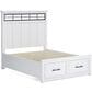 Ashley Ashbryn Queen Storage Bed in White and Natural, , large