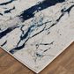 Feizy Indio 6"7" x 9"6" Ivory and Blue Area Rug, , large