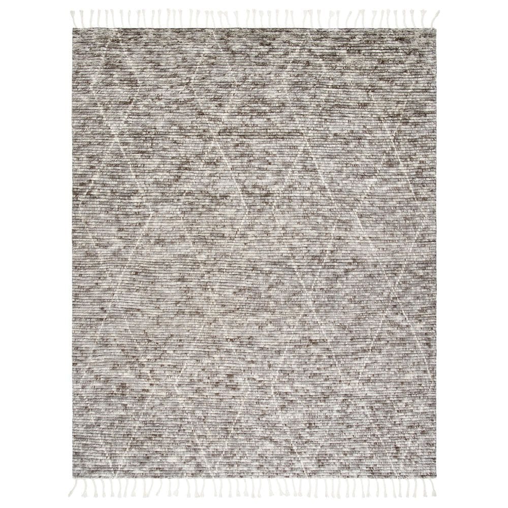 Surya Camille 6" x 9" Brown and Cream Area Rug, , large