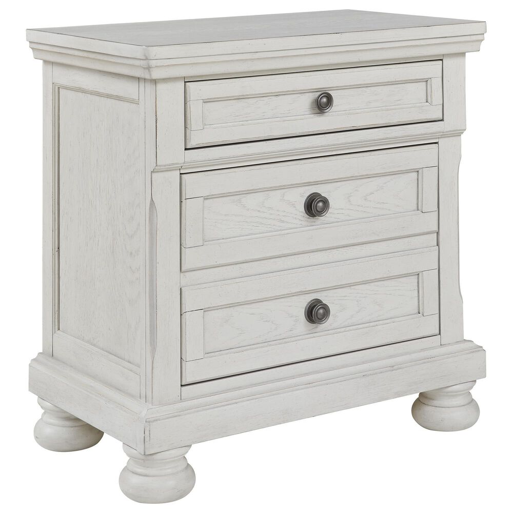 Ashley Robbinsdale 4 Piece Queen Bedroom Set in Antique White, , large