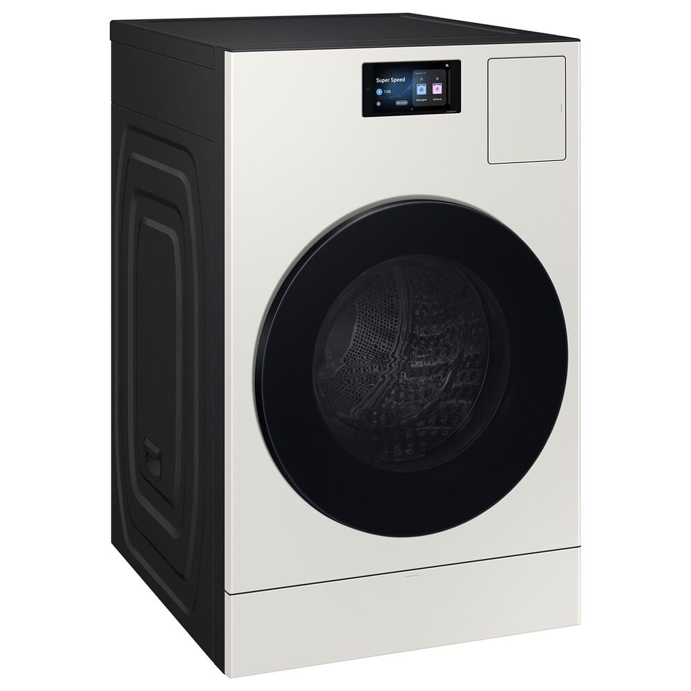 Samsung Bespoke Bespoke 5.3 Cu. Ft. Front Load AI All-in-One Vented Washer and Electric Dryer Combo in Ivory, , large