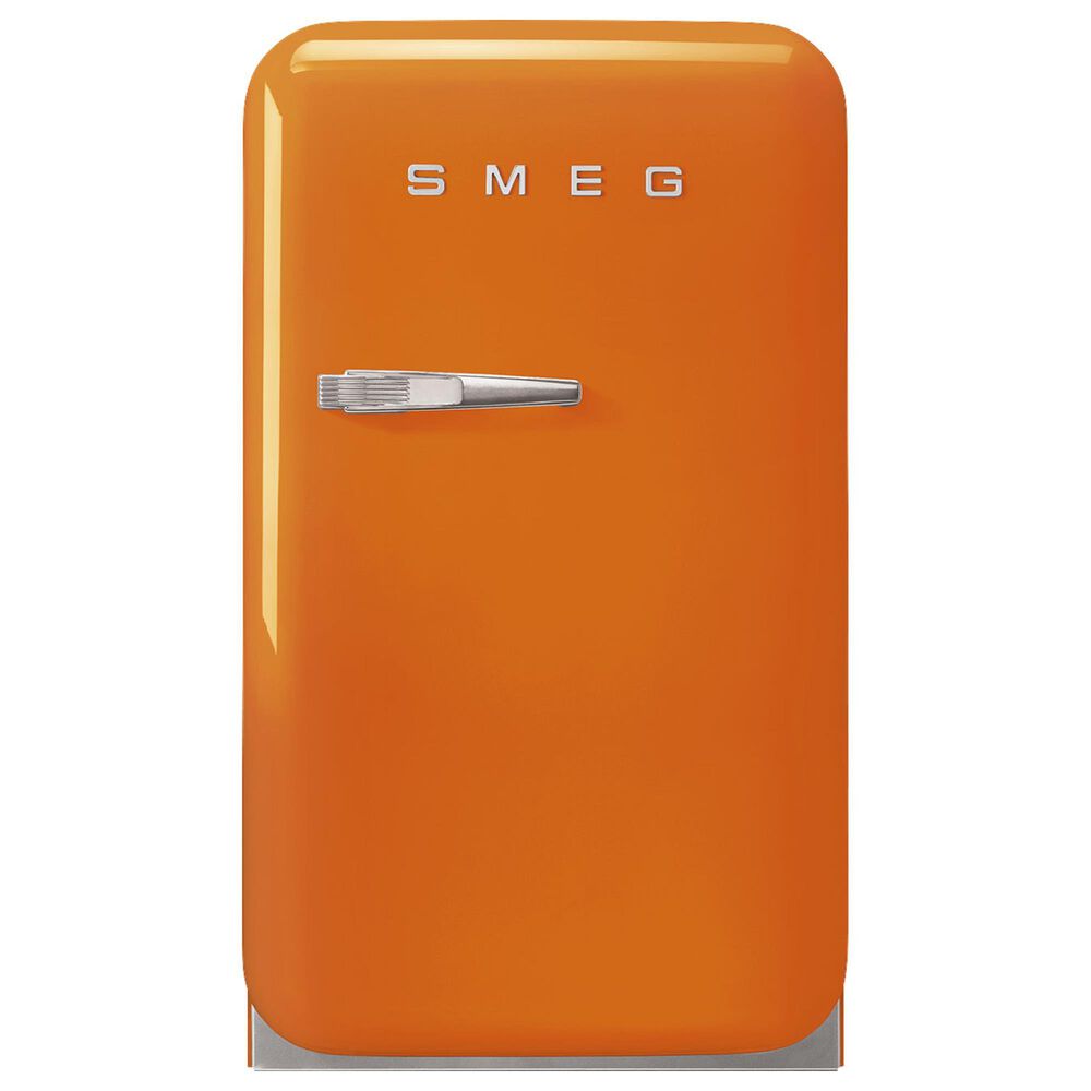 SMEG 1.34 Cu. Ft. Freestanding Compact Refrigerator with Right Handle in Orange, , large
