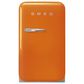 SMEG 1.34 Cu. Ft. Freestanding Compact Refrigerator with Right Handle in Orange, , large