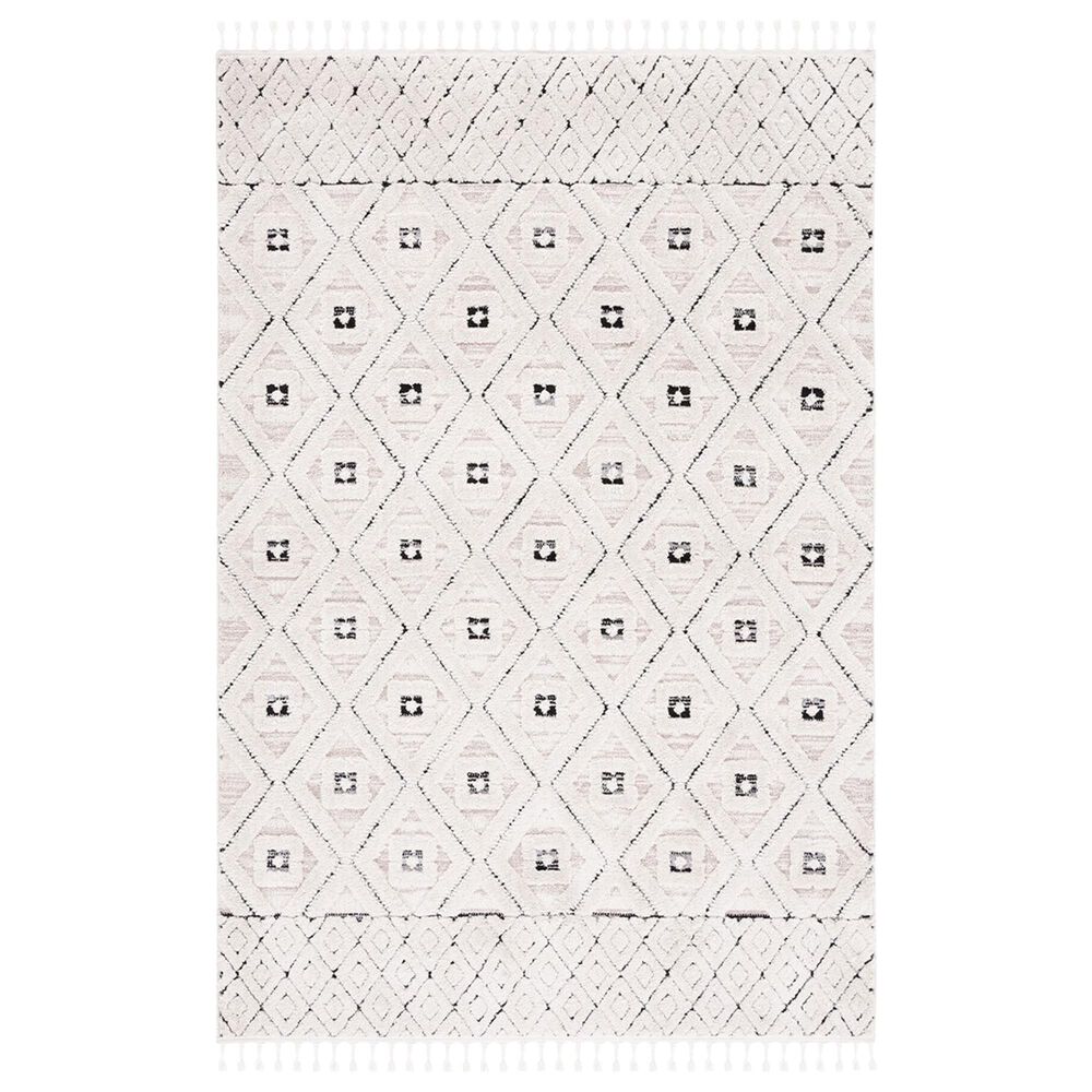 Safavieh Marrakesh MRK546A 5"3" x 7"6" Ivory and Grey Area Rug, , large
