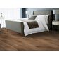 Karastan BelleLuxe Waterproof Farrington Crest Cigar Hickory 8" x 54" Laminate, , large