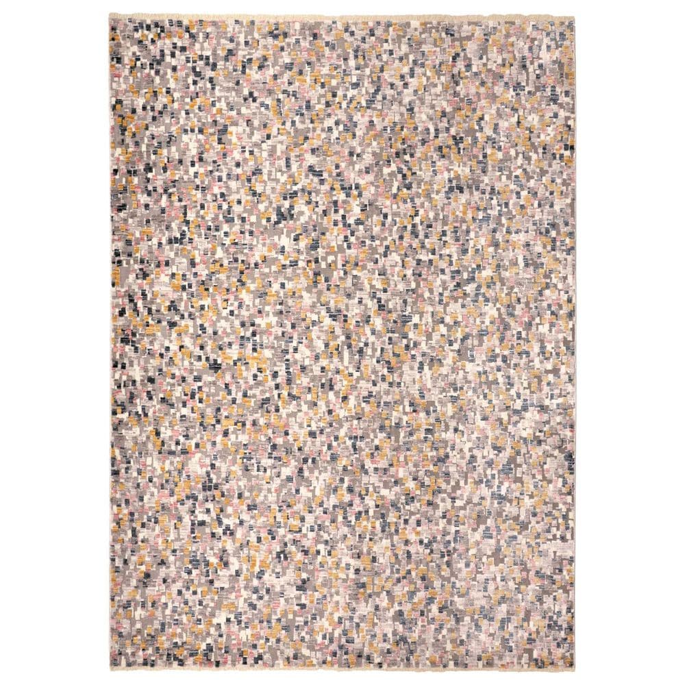 Feizy Rugs Kyra 5' x 7' Ivory and Blue Area Rug, , large