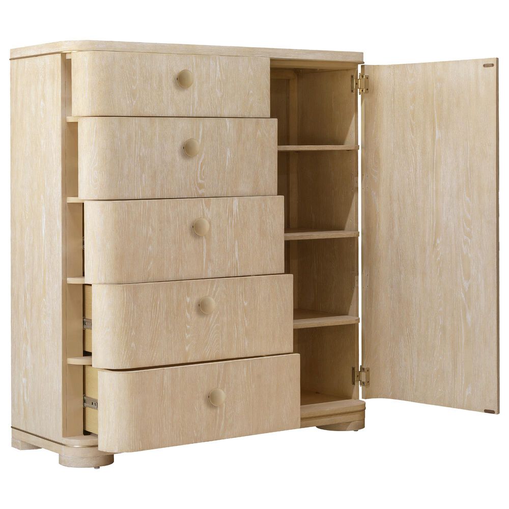Chapel Hill Huntington 5-Drawer Master Chest with Cabinet in Beach Grass, , large