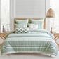 Levtex Pickford 12" x 24" Lumbar Throw Pillow in Green, Taupe and White, , large