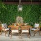 Noble House Della 7-Piece Patio Dining Set in Teak Brown, , large