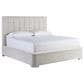 Furniture Worldwide Love Joy Bliss Uptown King Bed in Woven Pewter, , large