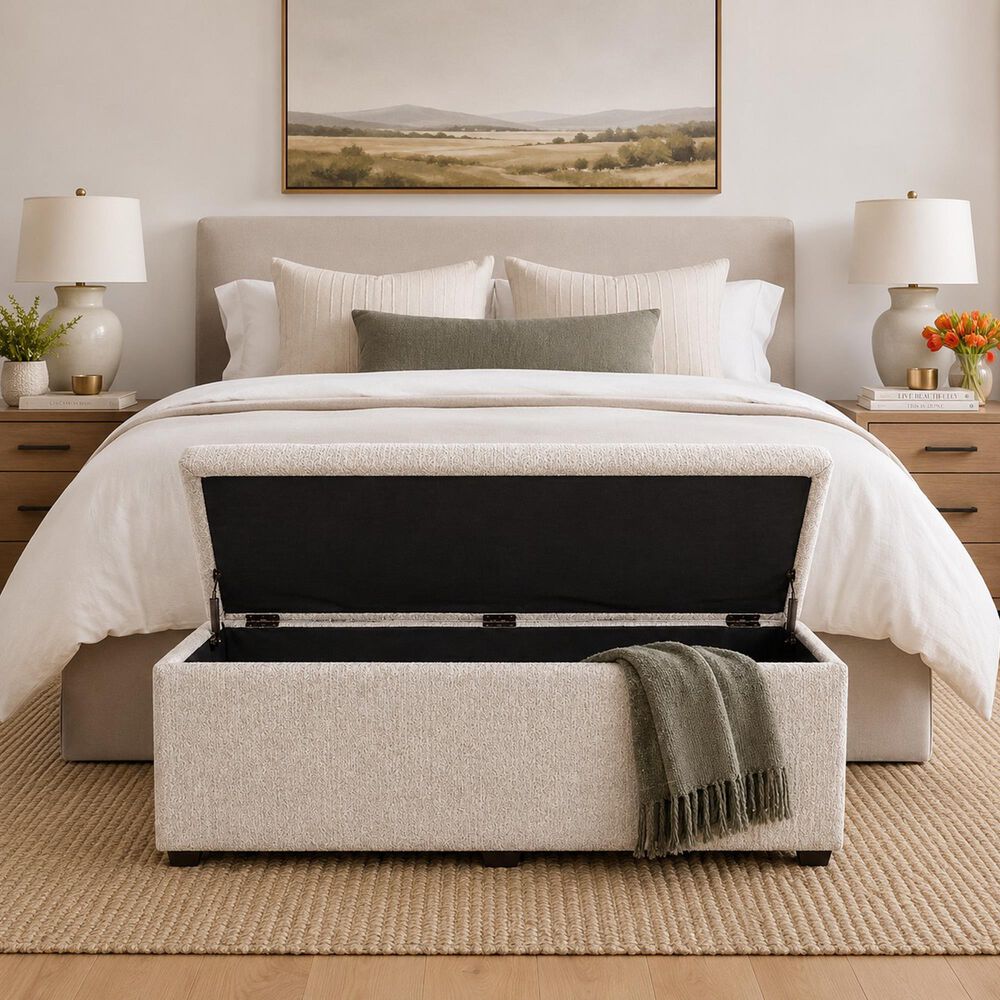 Sanford Esplanade Bed Bench in Ivory, , large