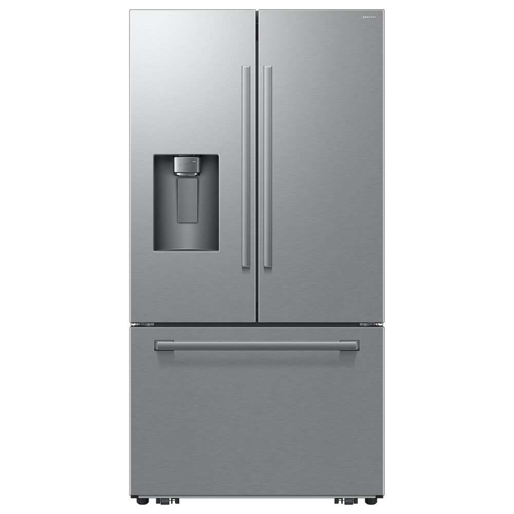 Samsung Bespoke AI 24 Cu. Ft. French Door Refrigerator with Zero Clearance Fit and Dual Auto Ice Maker in Fingerprint Resistant Stainless Steel, , large