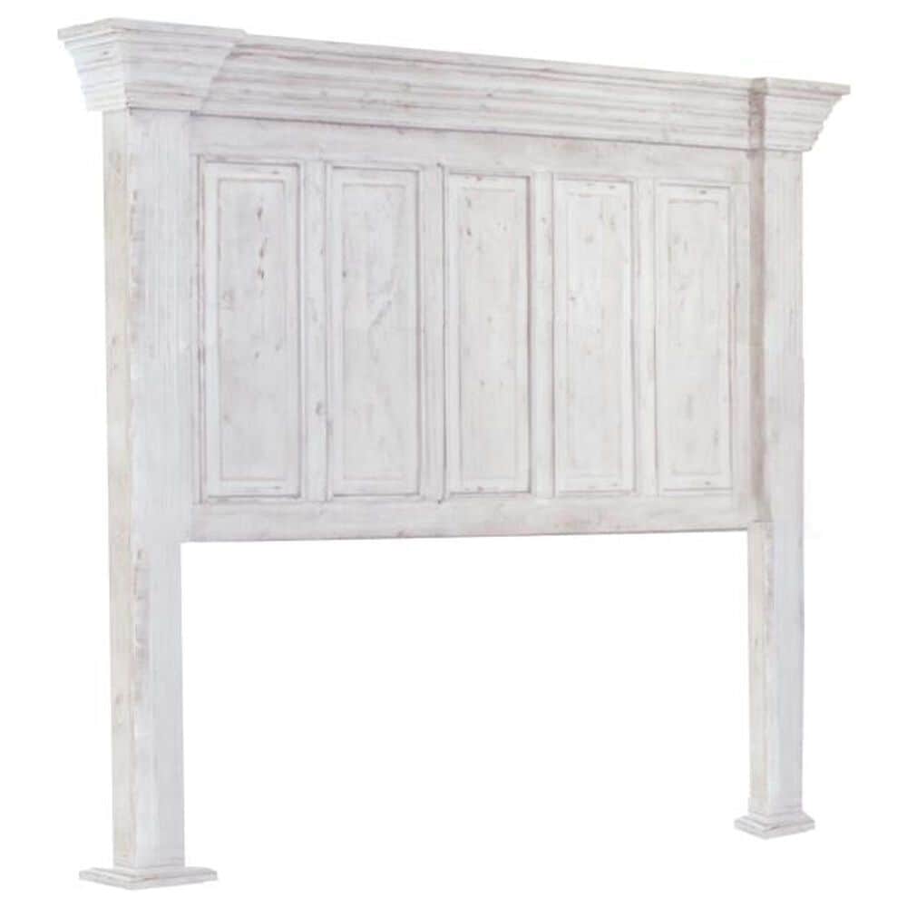 Fallridge Terra White King Bed in Vintage White, , large