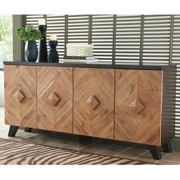 Ashley Robin Ridge Accent Cabinet in Two-tone Brown, , large