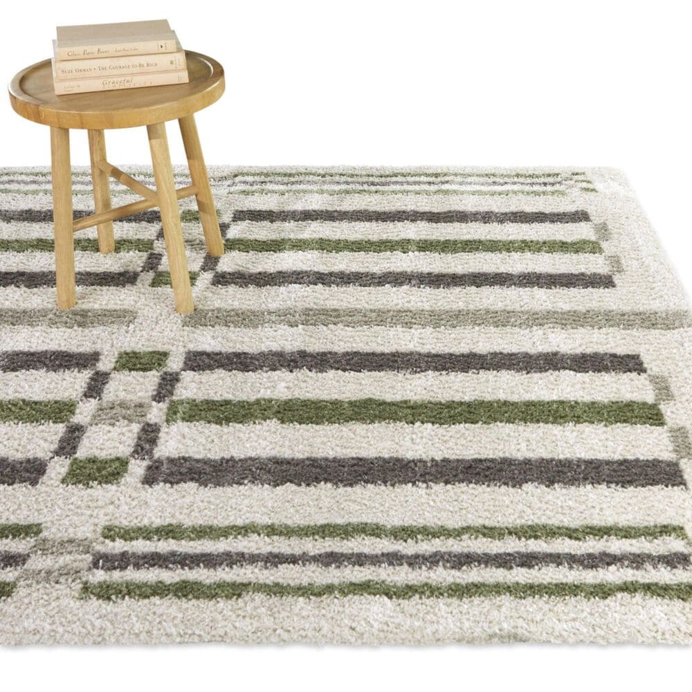 Balta Rugs Durand 7&#39;10&quot; x 10&#39; Green Area Rug, , large