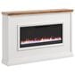 Legends Home Sonoma Fireplace Mantel in Jasmine White Wash and Barnwood, , large