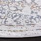 Safavieh Craft CFT939F 6"7" Round Grey and Gold Area Rug, , large